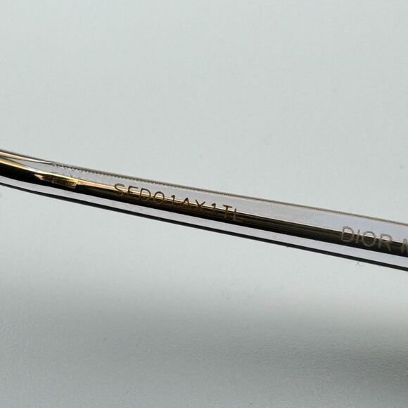 Christian Dior Eyeglasses Frames Montaigne n12 Black Clear Gold 50-18-145 H13214 - Picture 6 of 7